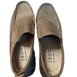 NWOT IZOD Men's Thomas Slip-On Memory Foam Loafer Casual Flat Shoes Size 8M